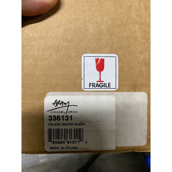 Michael Aram unisex Palace Lot of Champagne Glass and Goblet Clear Size OS NWB - Picture 4 of 4